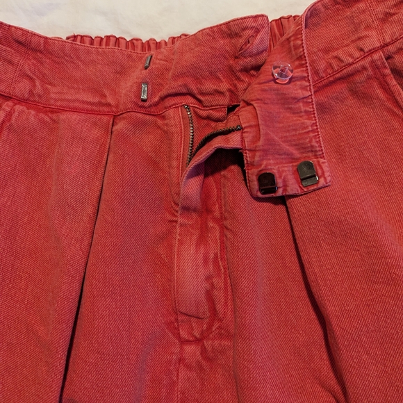 NWOT Free People Cool Harbor Red Elastic Waist Wide Leg Pants, M - Picture 11 of 12